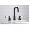 Kingston Brass FSC8930DPL Paris Widespread Bathroom Faucet W/ Brass Pop-Up, Matte Blk FSC8930DPL - alternate 4